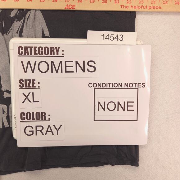 Blondie Band Short Sleeve Crew Neck Shirt Womens Size Extra Large XL Gray - Picture 8 of 9